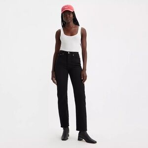 Levi’s wedgie straight jeans in black